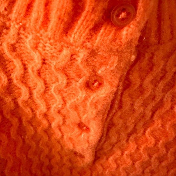 Vibrant and comfy orange sweater, size 6 girls, Janie&Jack - Picture 6 of 6